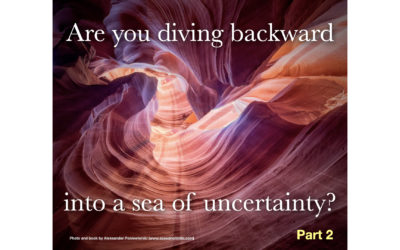 Are you diving backward into a sea of  uncertainty?(Part 2)
